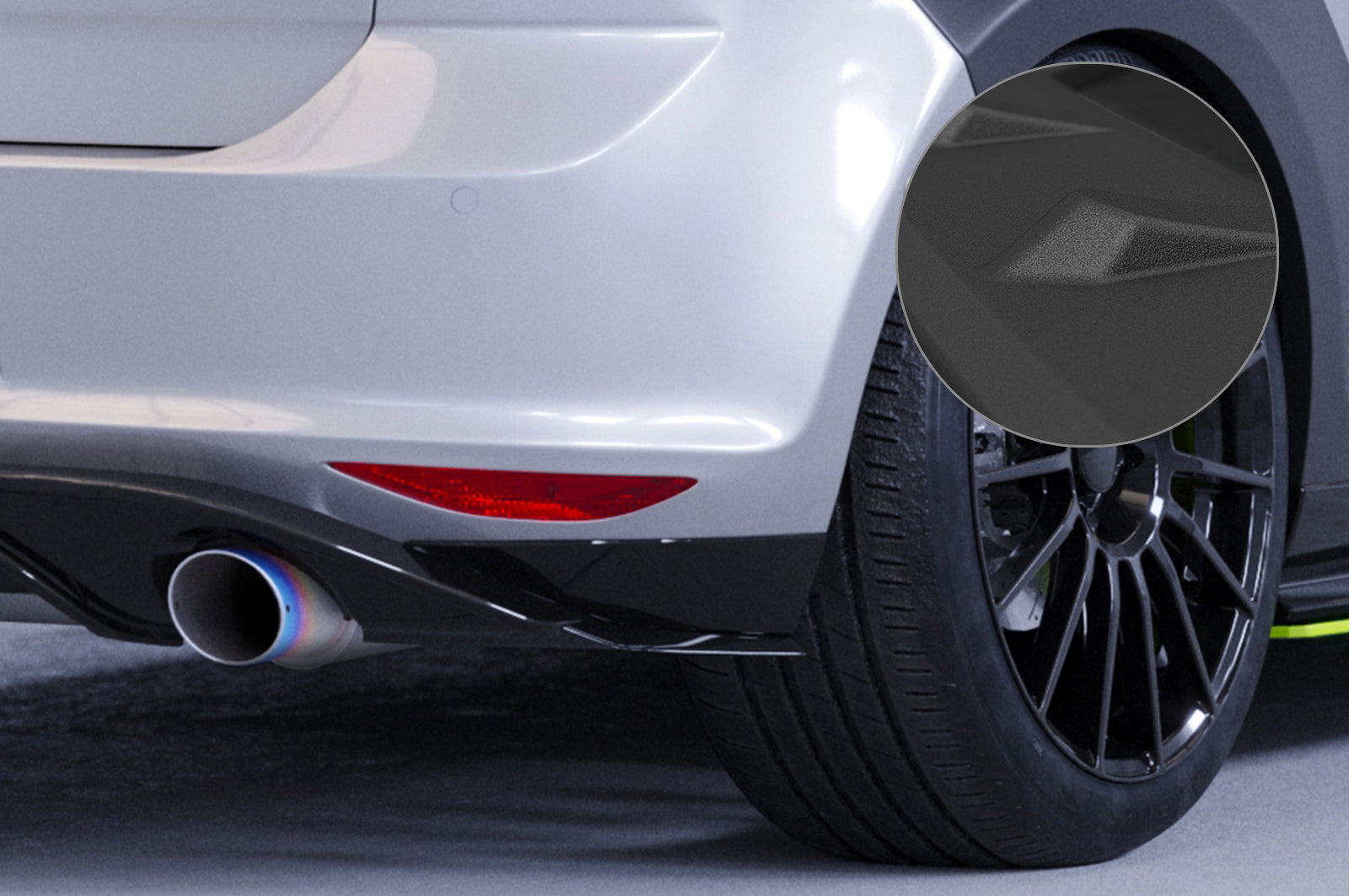 CSR Diffusor | Heckansatz mit ABE für VW Golf 7 GTI/ GTD/ GTE/ e-Golf HA263