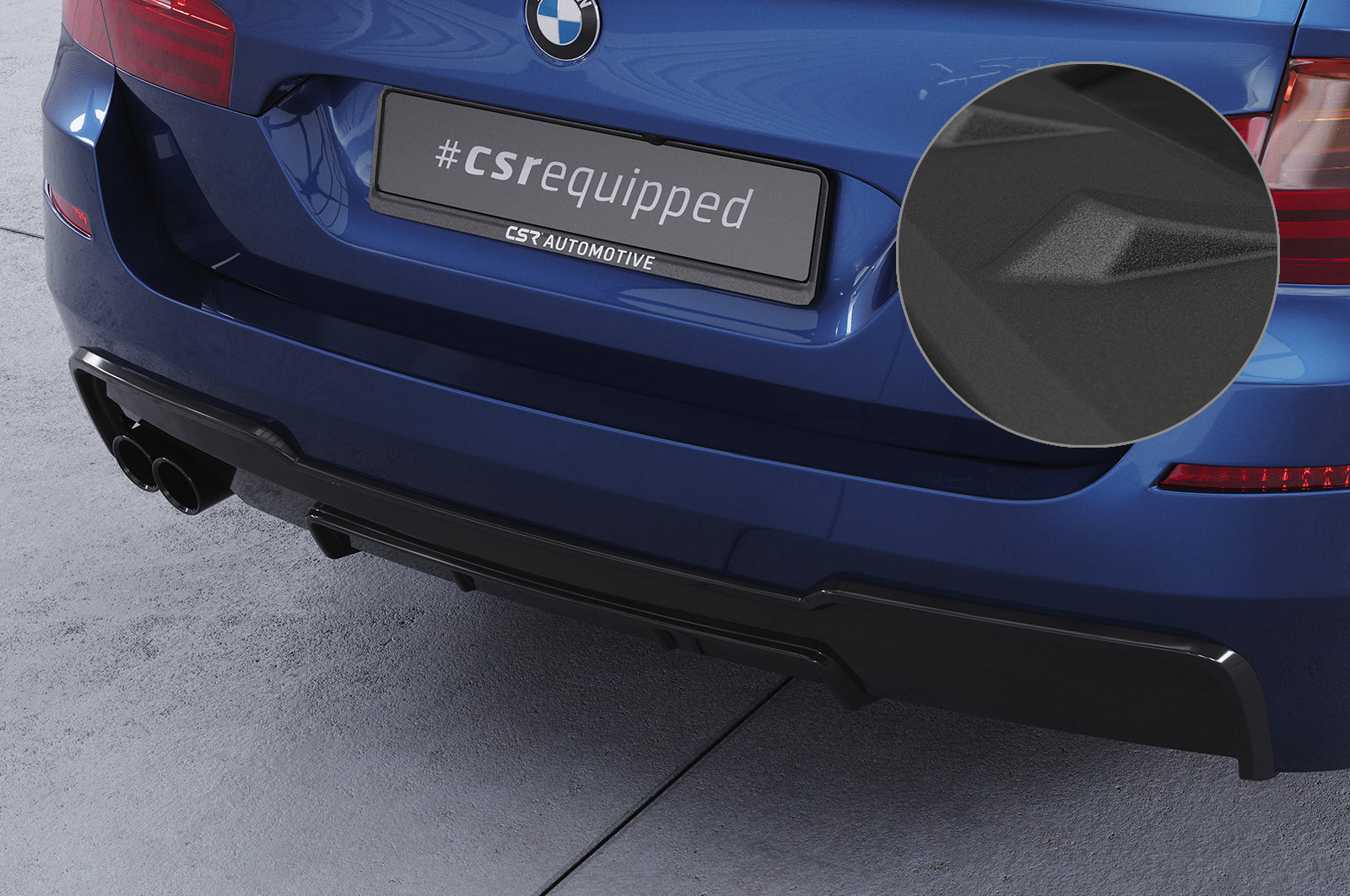 CSR Diffusor | Heckansatz mit ABE für BMW 5er F10 / F11 HA264