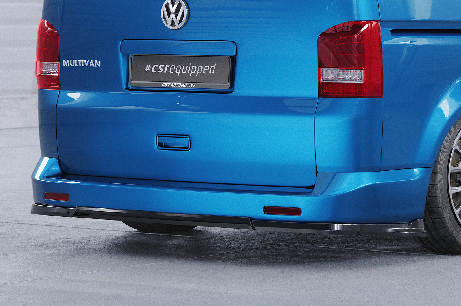 CSR Diffusor | Heckansatz mit ABE für VW T5 Bus HA269-C Carbon Look Hochglanz (keine Lackierung erforderlich)