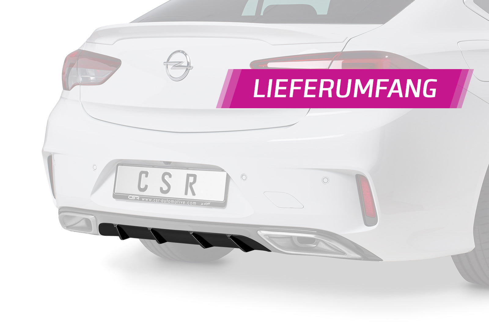 CSR Diffusor | Heckansatz mit ABE für Opel Insignia B HA270
