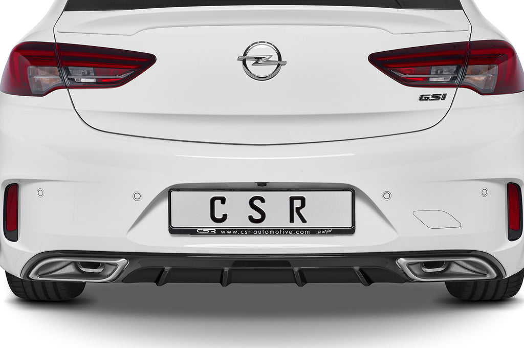 CSR Diffusor | Heckansatz mit ABE für Opel Insignia B HA270-S Strukturiert schwarz matt (keine Lackierung erforderlich)