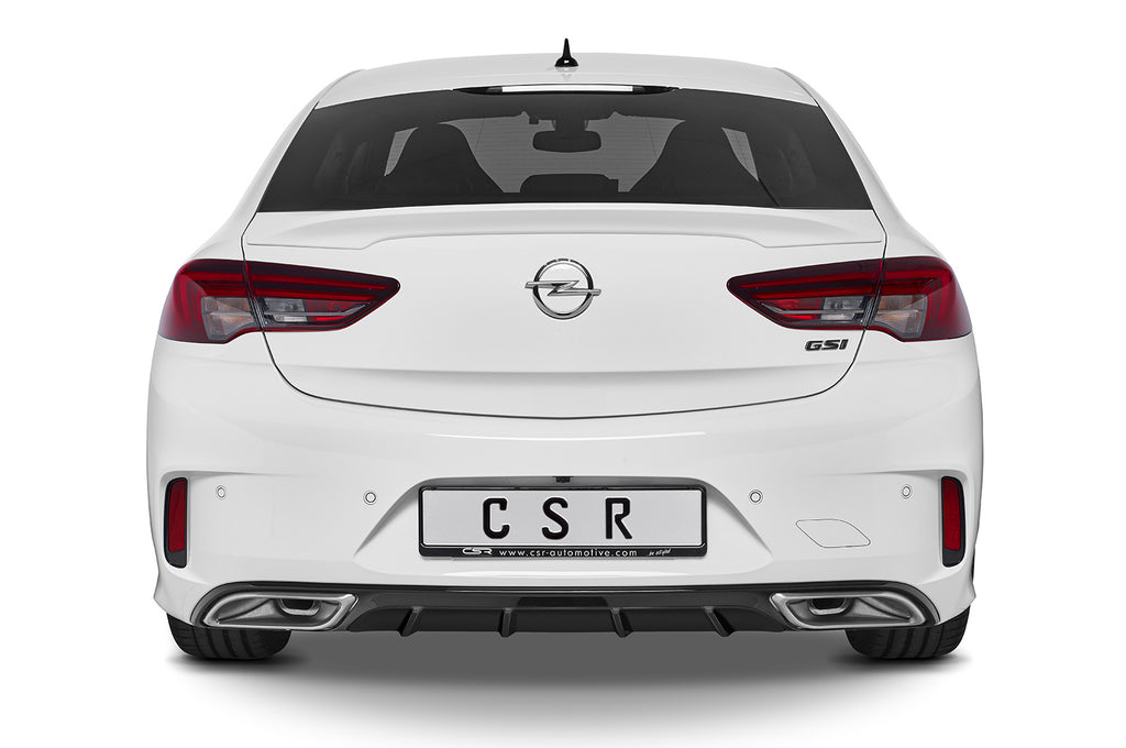 CSR Diffusor | Heckansatz mit ABE für Opel Insignia B HA270-S Strukturiert schwarz matt (keine Lackierung erforderlich)