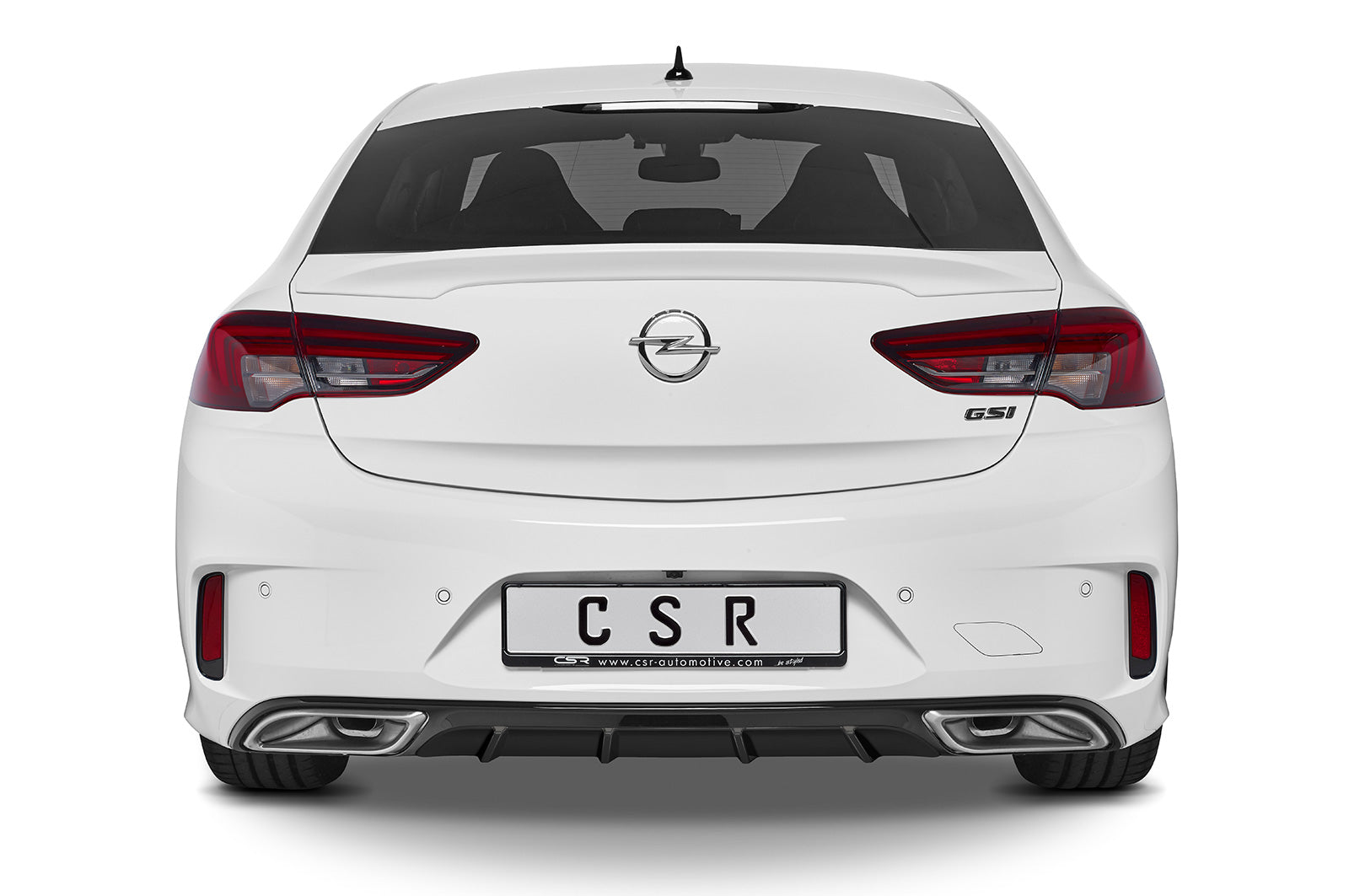 CSR Diffusor | Heckansatz mit ABE für Opel Insignia B HA270-S Strukturiert schwarz matt (keine Lackierung erforderlich)
