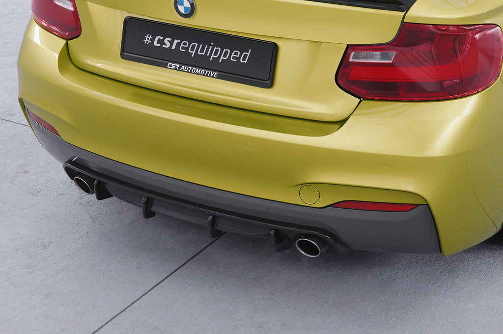 CSR Diffusor | Heckansatz mit ABE für BMW 2er (F22 / F23) Coupe und Cabrio HA273