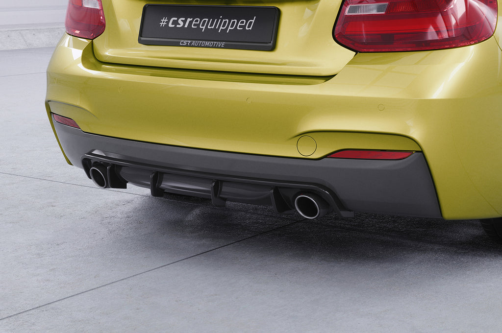 CSR Diffusor | Heckansatz mit ABE für BMW 2er (F22 / F23) Coupe und Cabrio HA273