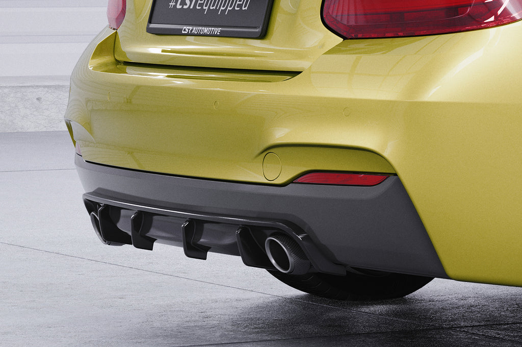 CSR Diffusor | Heckansatz mit ABE für BMW 2er (F22 / F23) Coupe und Cabrio HA273