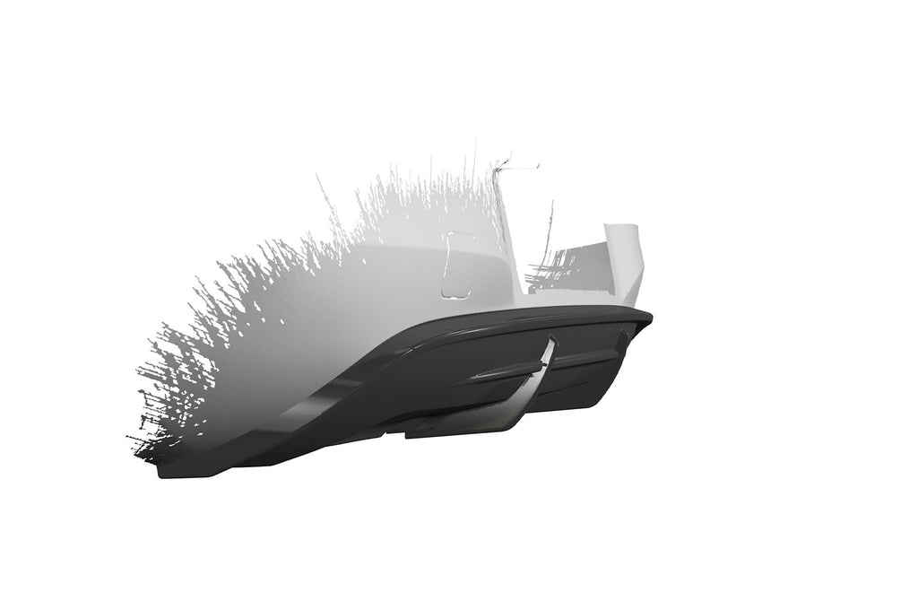 CSR Diffusor | Heckansatz mit ABE für Opel Corsa E HA274-G Glossy schwarz Hochglanz (keine Lackierung erforderlich)