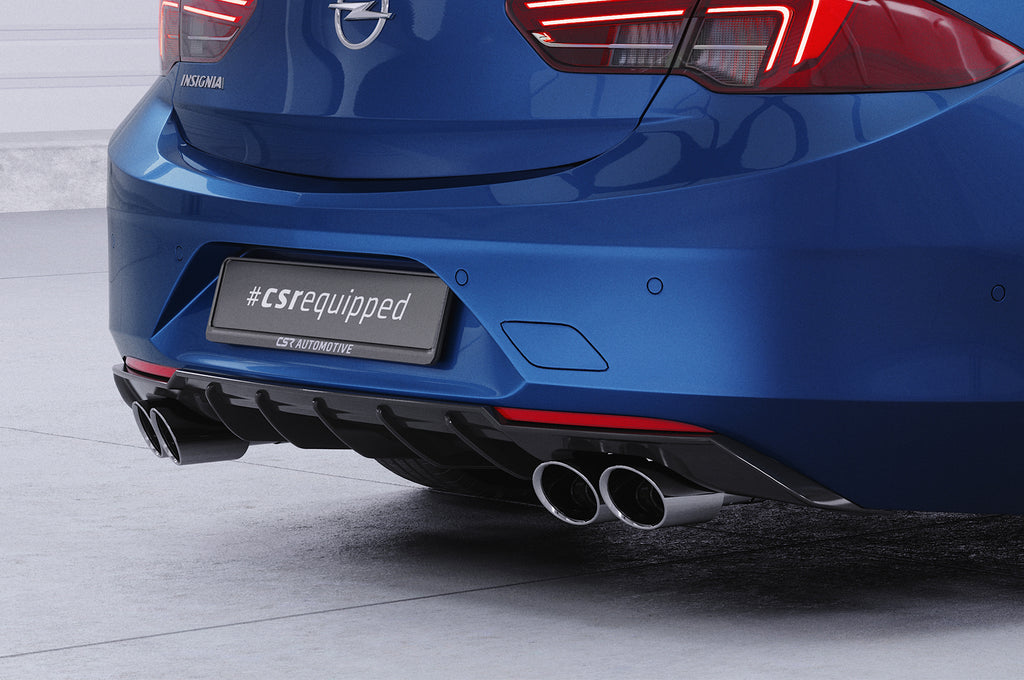 CSR Diffusor | Heckansatz mit ABE für Opel Insignia B Grandsport HA282-L Unlackiert roh (Lackierung erforderlich)