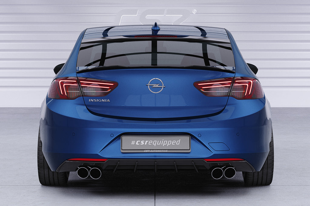 CSR Diffusor | Heckansatz mit ABE für Opel Insignia B Grandsport HA282-L Unlackiert roh (Lackierung erforderlich)
