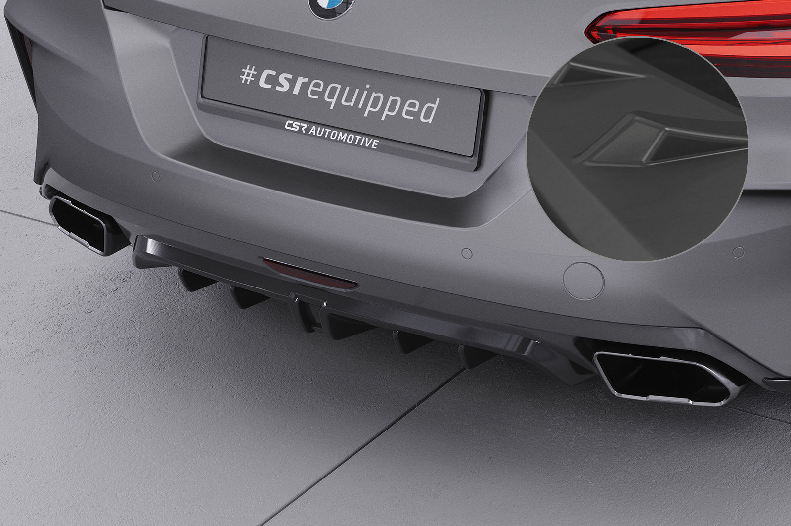 CSR Diffusor | Heckansatz mit ABE für BMW Z4 (G29) M40i HA285-L Unlackiert roh (Lackierung erforderlich)