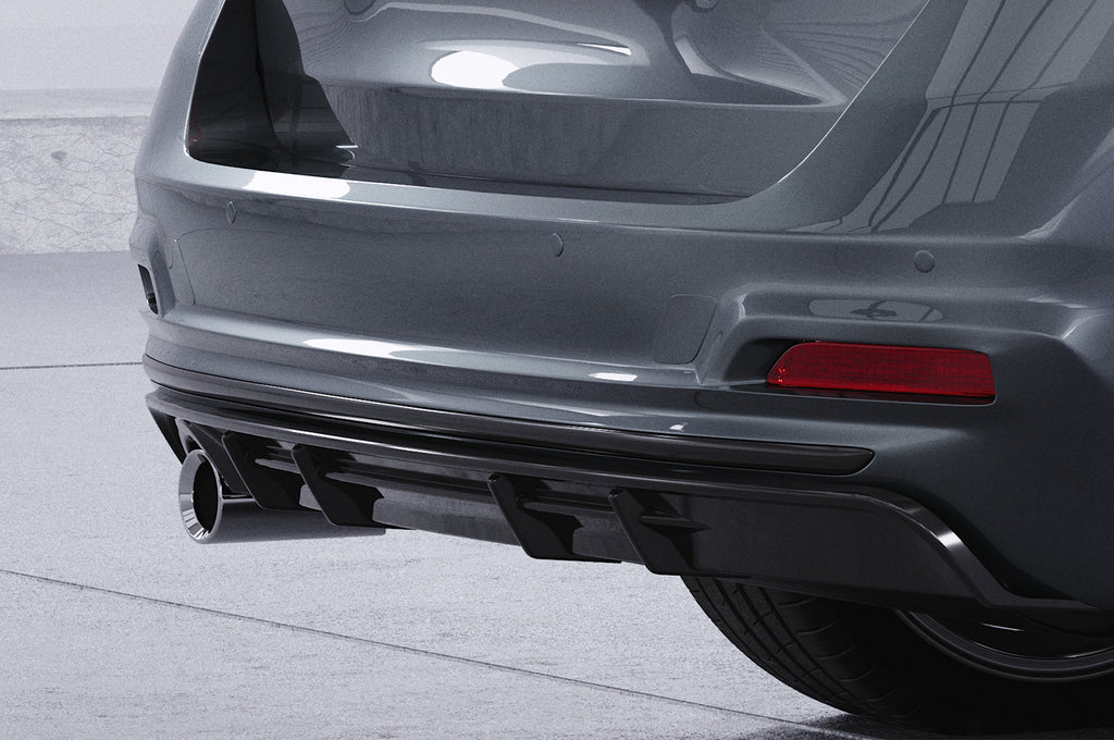 CSR Diffusor | Heckansatz mit ABE für BMW 3er F31 Touring LCI HA287-C Carbon Look Hochglanz (keine Lackierung erforderlich)