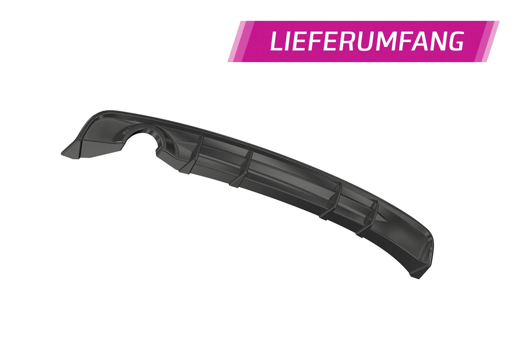 CSR Diffusor | Heckansatz mit ABE für BMW 3er F31 Touring LCI HA287-C Carbon Look Hochglanz (keine Lackierung erforderlich)