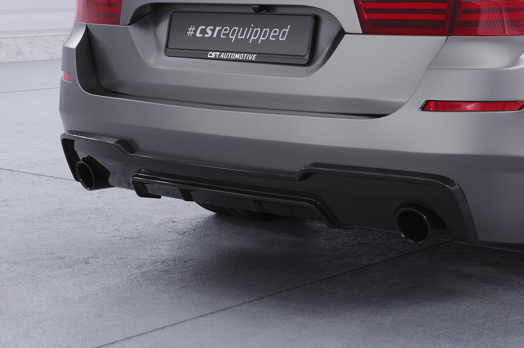 CSR Diffusor | Heckansatz mit ABE für BMW 5er F10/F11 535i/535d M-Paket HA289-L Unlackiert roh (Lackierung erforderlich)