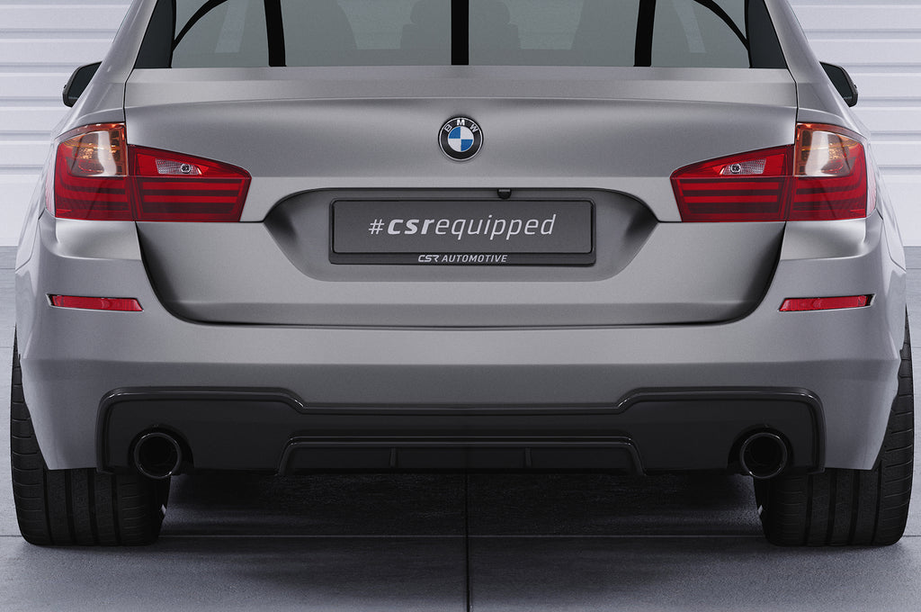 CSR Diffusor | Heckansatz mit ABE für BMW 5er F10/F11 535i/535d M-Paket HA289-G Glossy schwarz Hochglanz (keine Lackierung erforderlich)