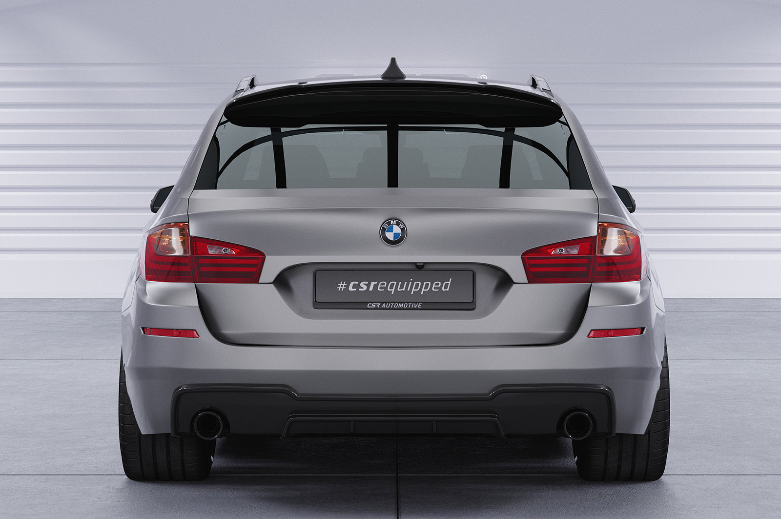 CSR Diffusor | Heckansatz mit ABE für BMW 5er F10/F11 535i/535d M-Paket HA289-L Unlackiert roh (Lackierung erforderlich)