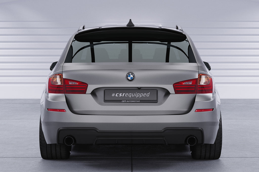 CSR Diffusor | Heckansatz mit ABE für BMW 5er F10/F11 535i/535d M-Paket HA289-G Glossy schwarz Hochglanz (keine Lackierung erforderlich)