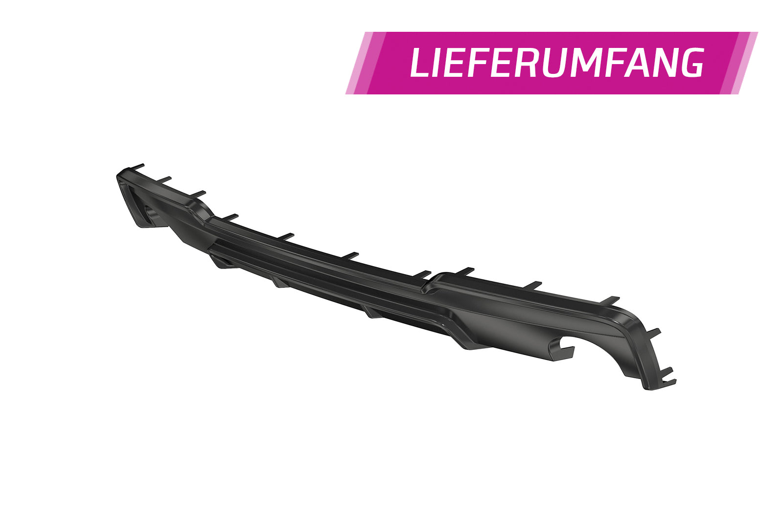 CSR Diffusor | Heckansatz mit ABE für BMW 5er F10/F11 535i/535d M-Paket HA289-L Unlackiert roh (Lackierung erforderlich)