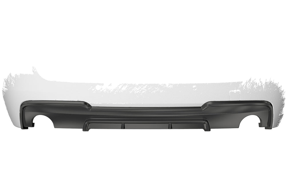 CSR Diffusor | Heckansatz mit ABE für BMW 5er F10/F11 535i/535d M-Paket HA289-G Glossy schwarz Hochglanz (keine Lackierung erforderlich)
