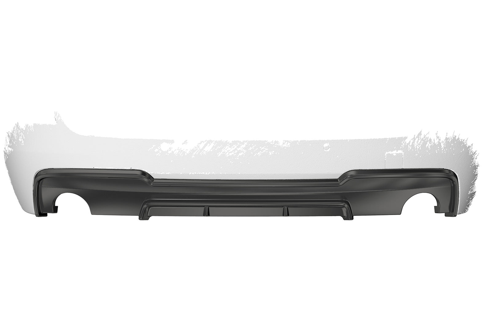 CSR Diffusor | Heckansatz mit ABE für BMW 5er F10/F11 535i/535d M-Paket HA289-L Unlackiert roh (Lackierung erforderlich)