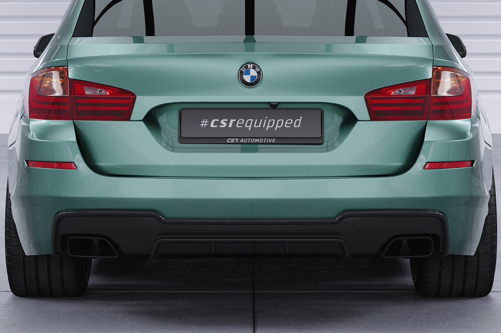 CSR Diffusor | Heckansatz mit ABE für BMW 5er F10/F11 550i/550d M-Paket HA290-L Unlackiert roh (Lackierung erforderlich)