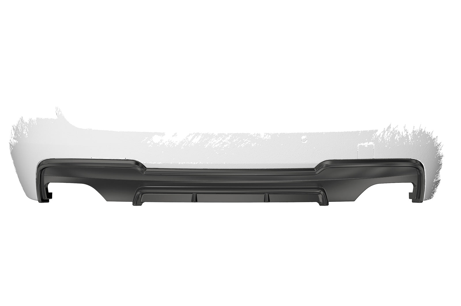 CSR Diffusor | Heckansatz mit ABE für BMW 5er F10/F11 550i/550d M-Paket HA290-L Unlackiert roh (Lackierung erforderlich)