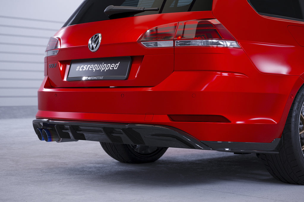 CSR Diffusor | Heckansatz mit ABE für VW Golf 7 Variant GTD HA293-L Unlackiert roh (Lackierung erforderlich)