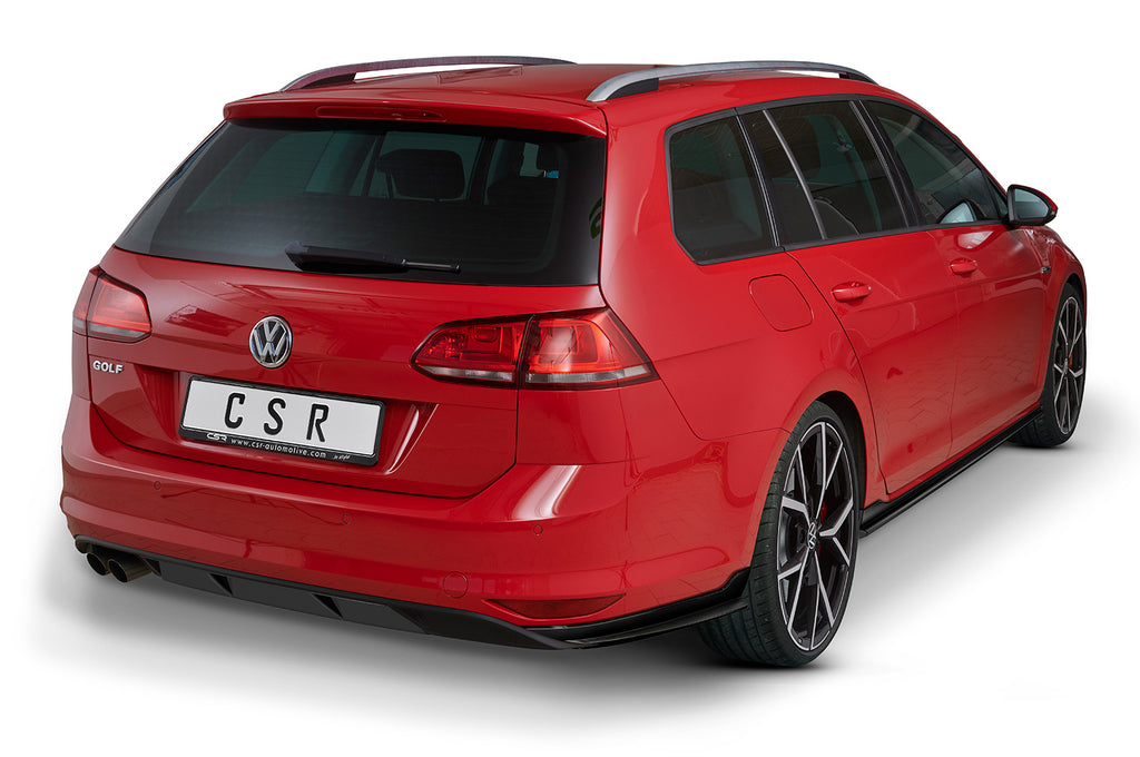 CSR Diffusor | Heckansatz mit ABE für VW Golf 7 Variant HA296-L Unlackiert roh (Lackierung erforderlich)