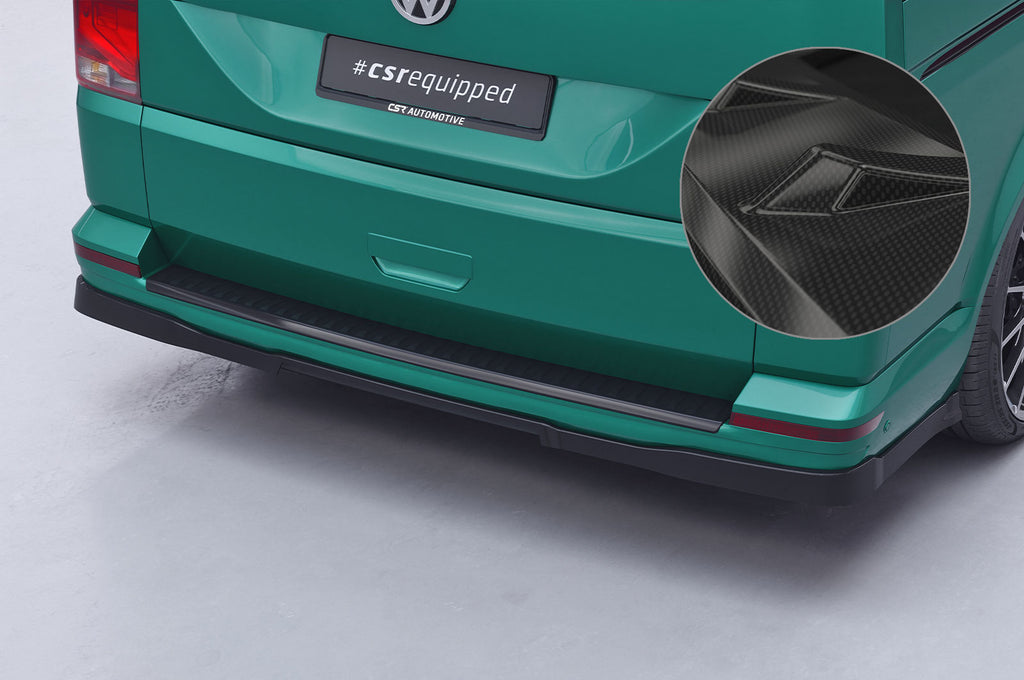 CSR Diffusor | Heckansatz mit ABE für VW T6 / T6.1 HA297-C Carbon Look Hochglanz (keine Lackierung erforderlich)