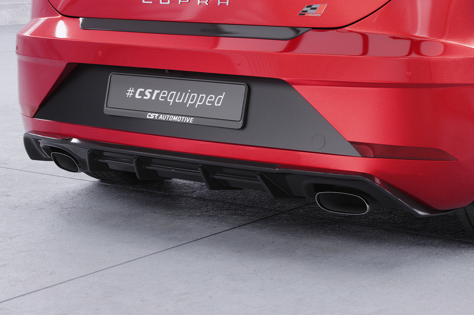 CSR Diffusor | Heckansatz mit ABE für Seat Leon 3 (Typ 5F) Cupra HA298