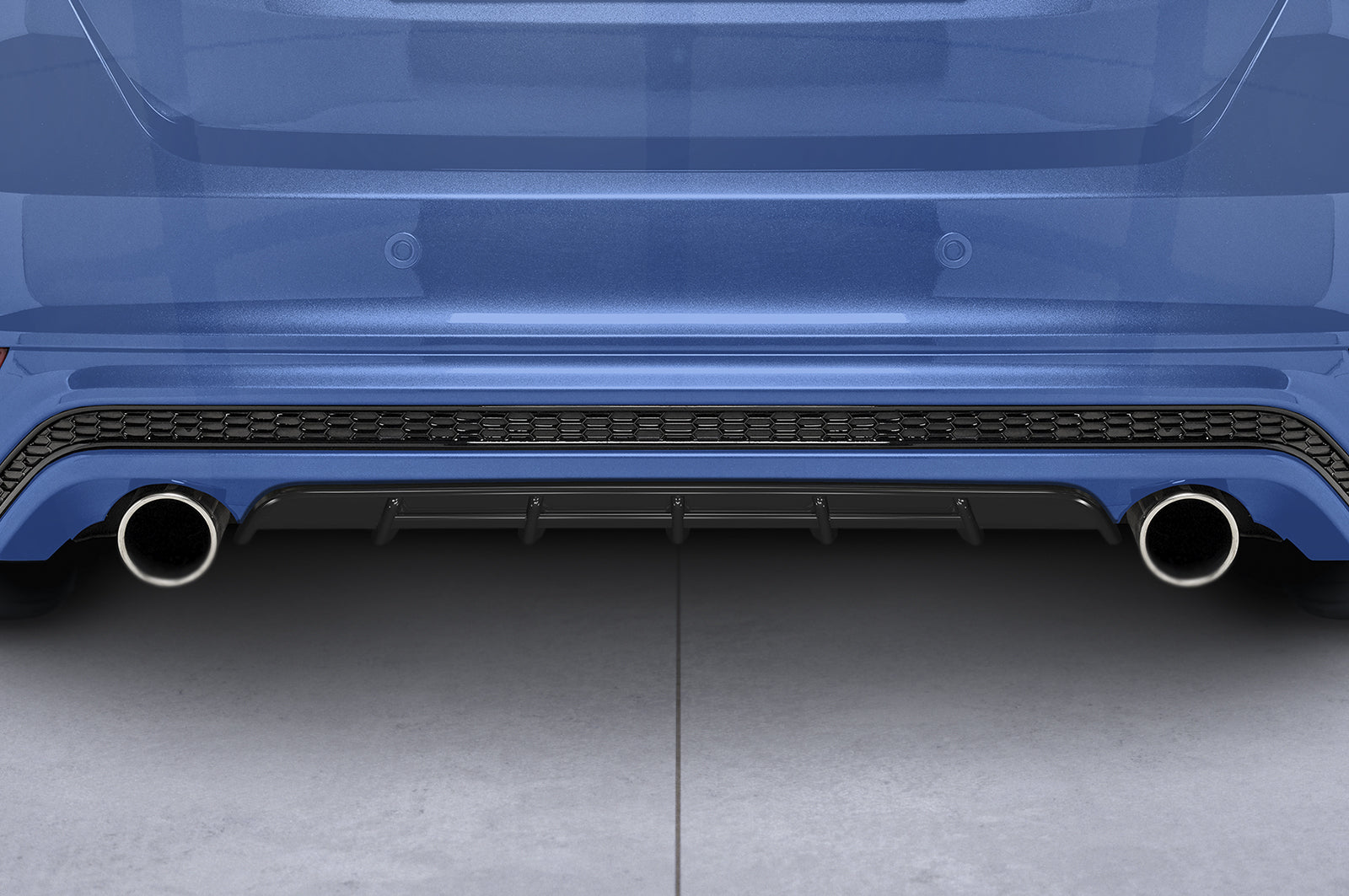 CSR Diffusor | Heckansatz mit ABE für Ford Focus MK3 ST-Line HA299-C Carbon Look Hochglanz (keine Lackierung erforderlich)