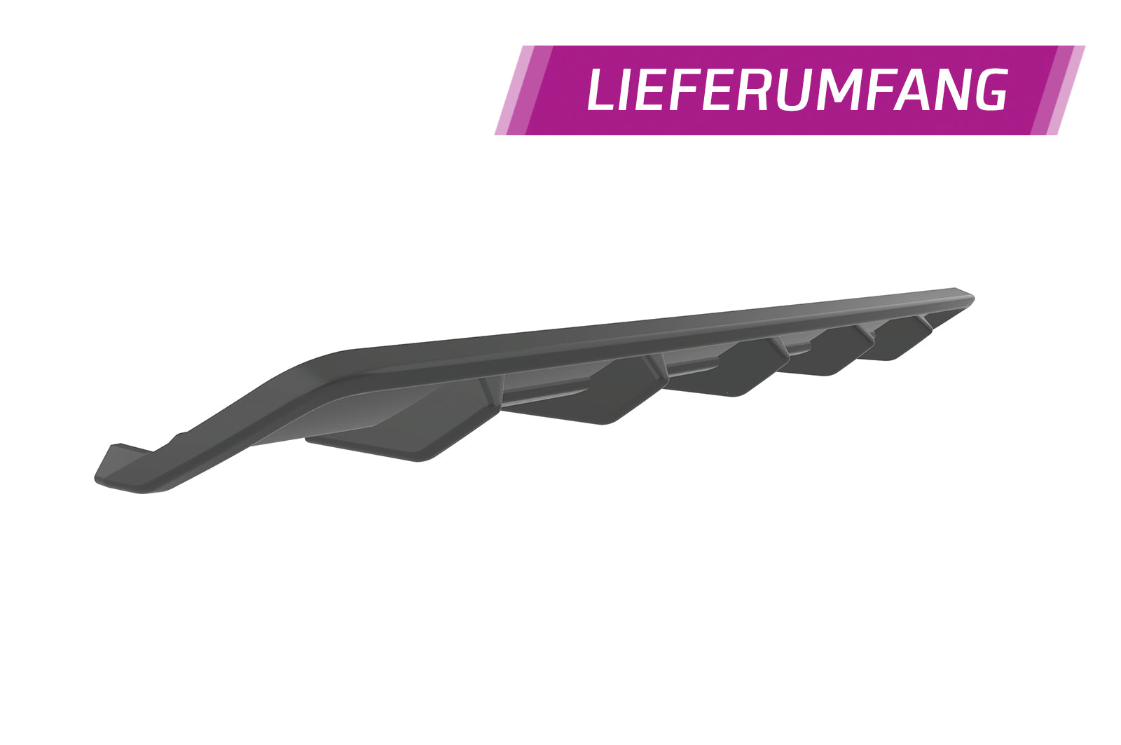 CSR Diffusor | Heckansatz mit ABE für Ford Focus MK3 ST-Line HA299-L Unlackiert roh (Lackierung erforderlich)
