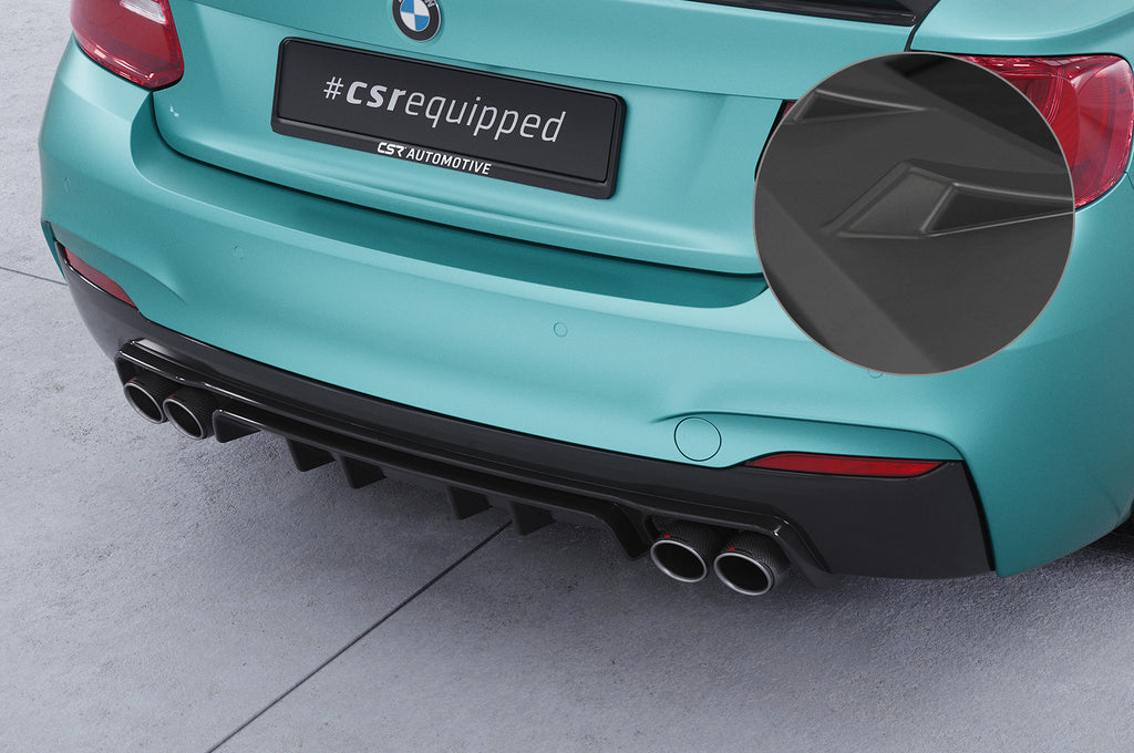 CSR Diffusor | Heckansatz mit ABE für BMW 2er F22 / F23 M-Paket HA306-L Unlackiert roh (Lackierung erforderlich)