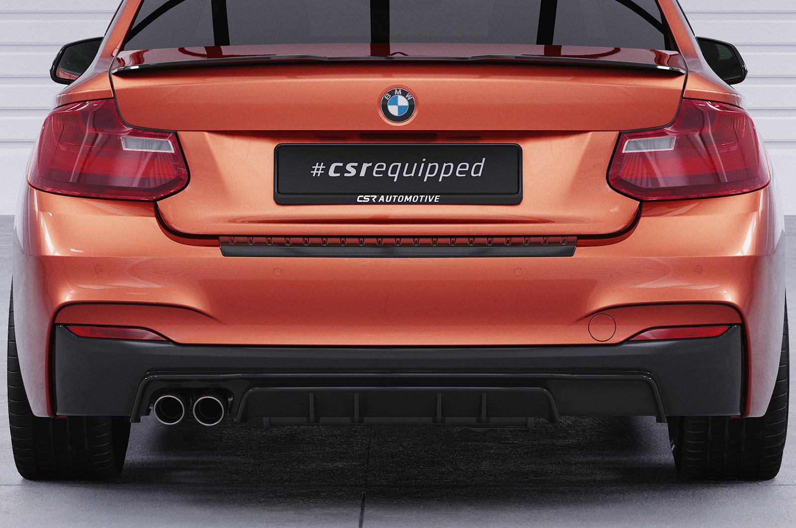 CSR Diffusor | Heckansatz mit ABE für BMW 2er F22 / F23 M-Paket HA307-L Unlackiert roh (Lackierung erforderlich)
