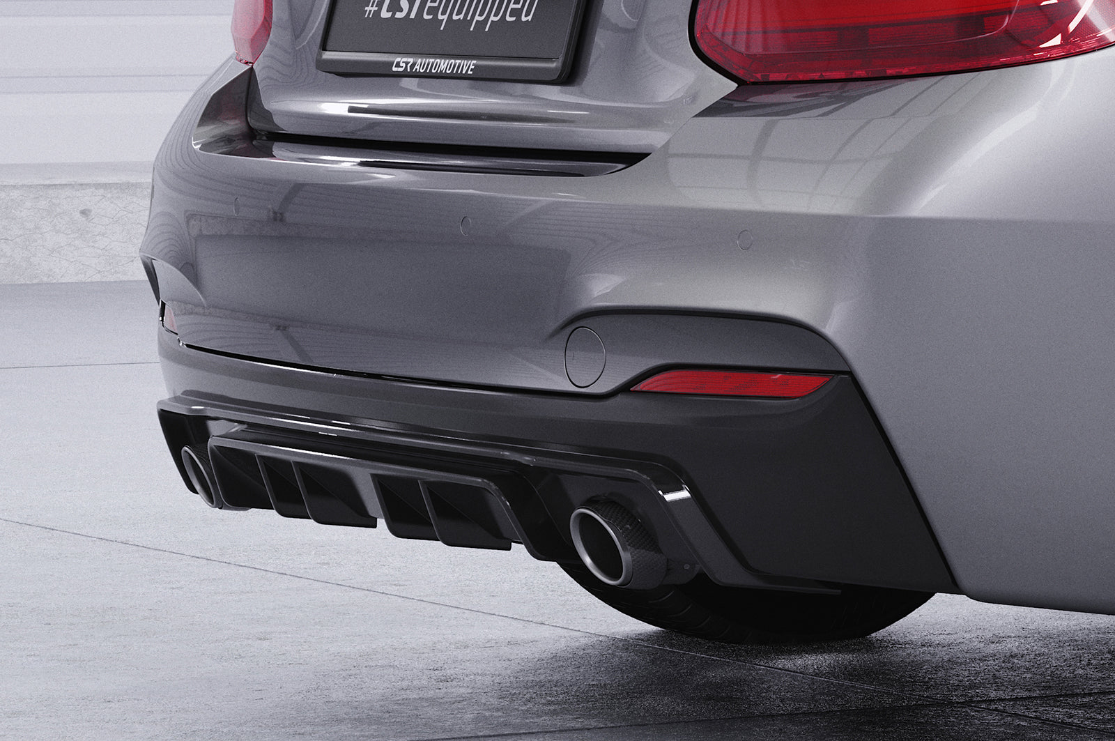 CSR Diffusor | Heckansatz mit ABE für BMW 2er F22 / F23 M-Paket HA308