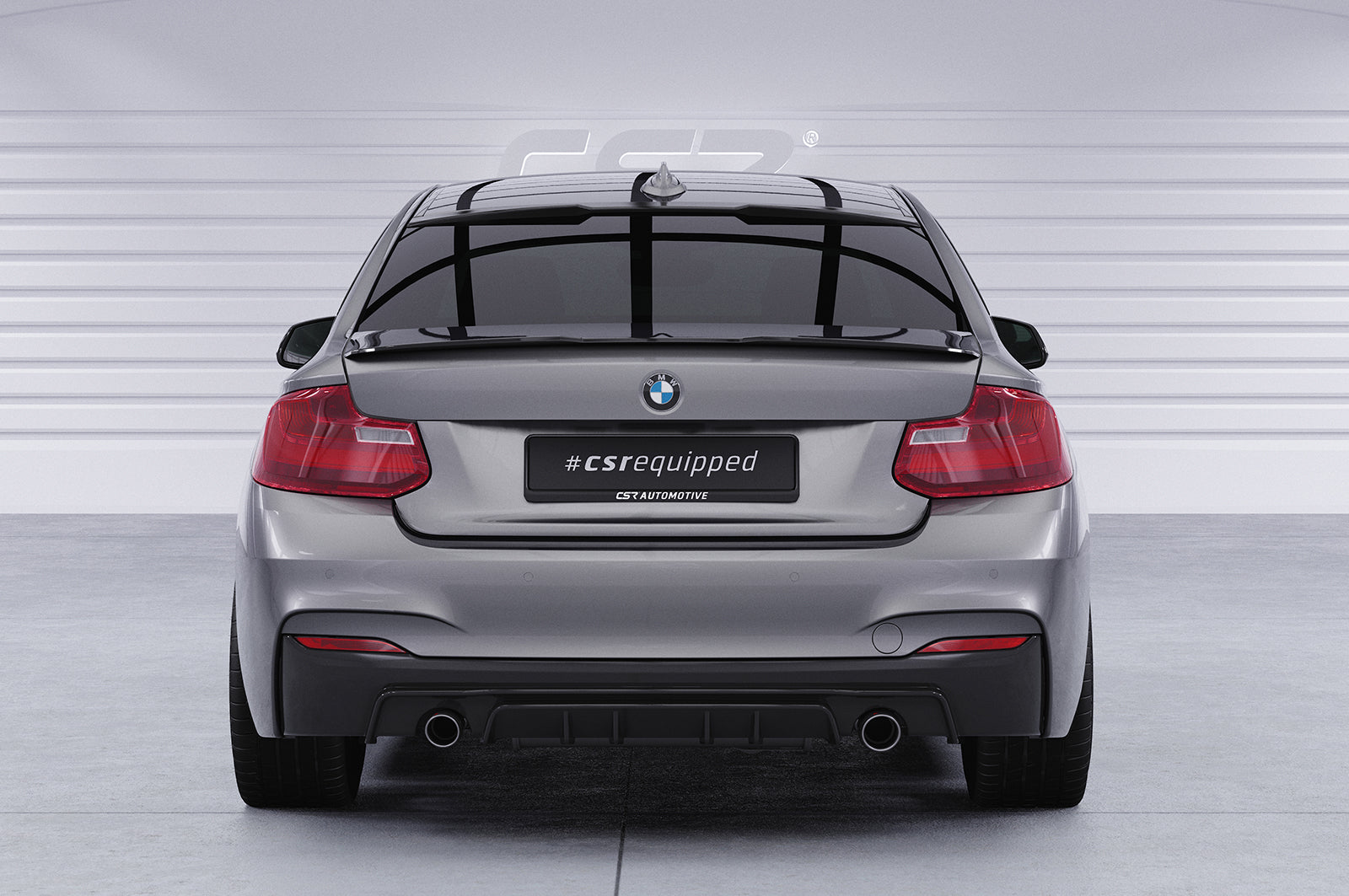 CSR Diffusor | Heckansatz mit ABE für BMW 2er F22 / F23 M-Paket HA308