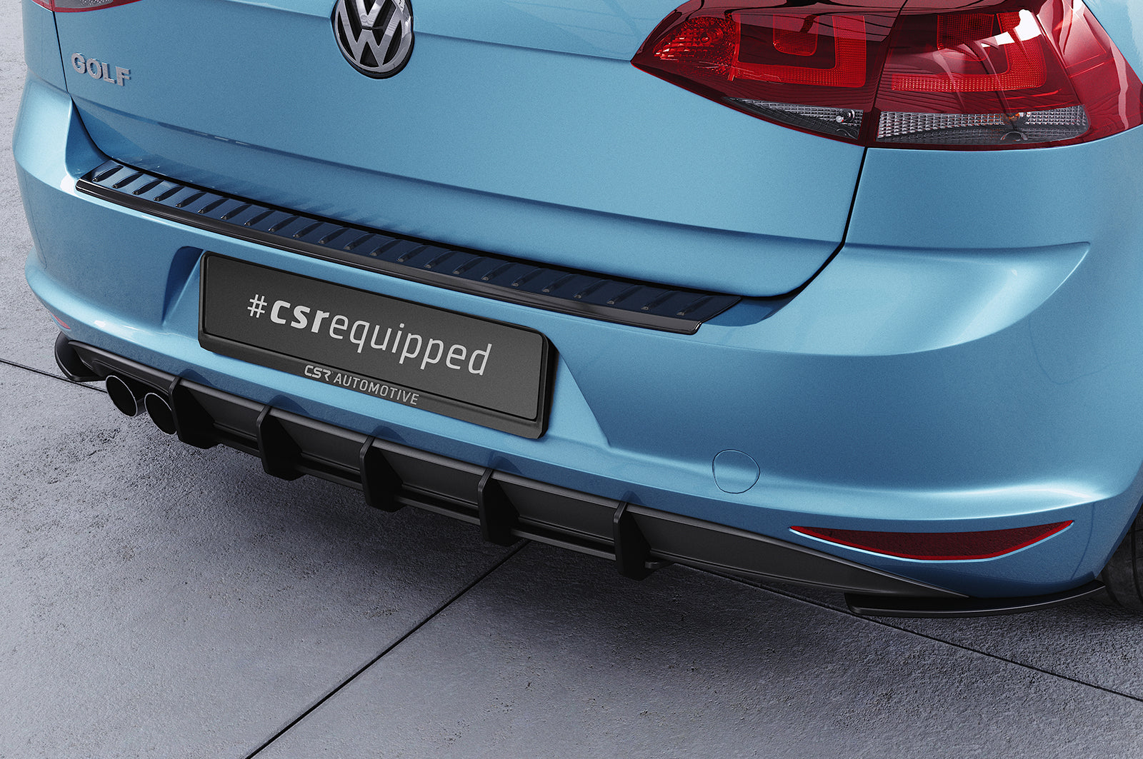 CSR Racing Diffusor | Heckansatz für VW Golf 7 (Typ AU) HA312
