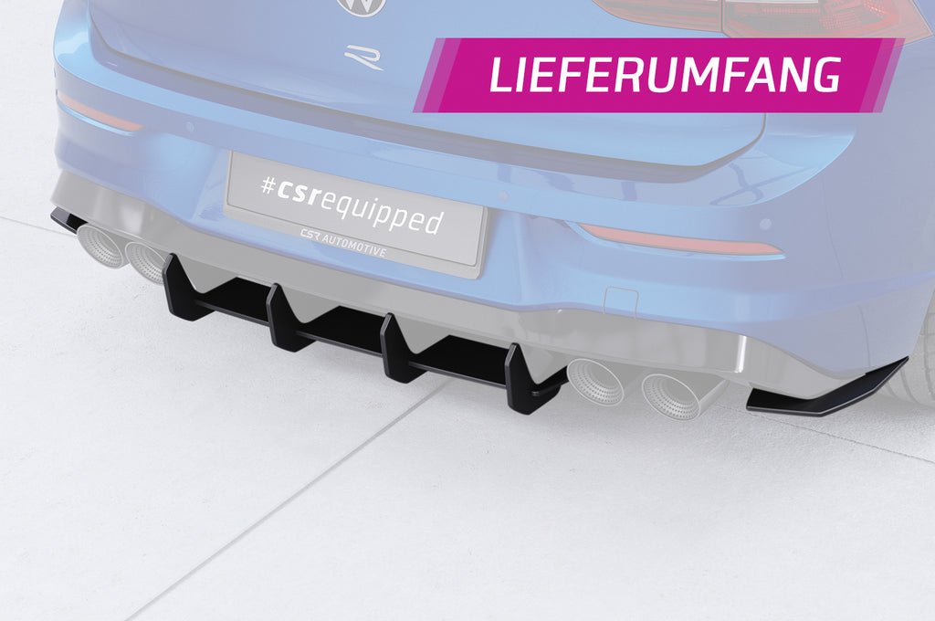 CSR Racing Diffusor | Heckansatz für VW Golf 8 (Typ CD) R HA315