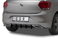CSR Racing Diffusor | Heckansatz für VW Polo 6 2G (Typ AW) R-Line HA318-L Unlackiert roh (Lackierung erforderlich)
