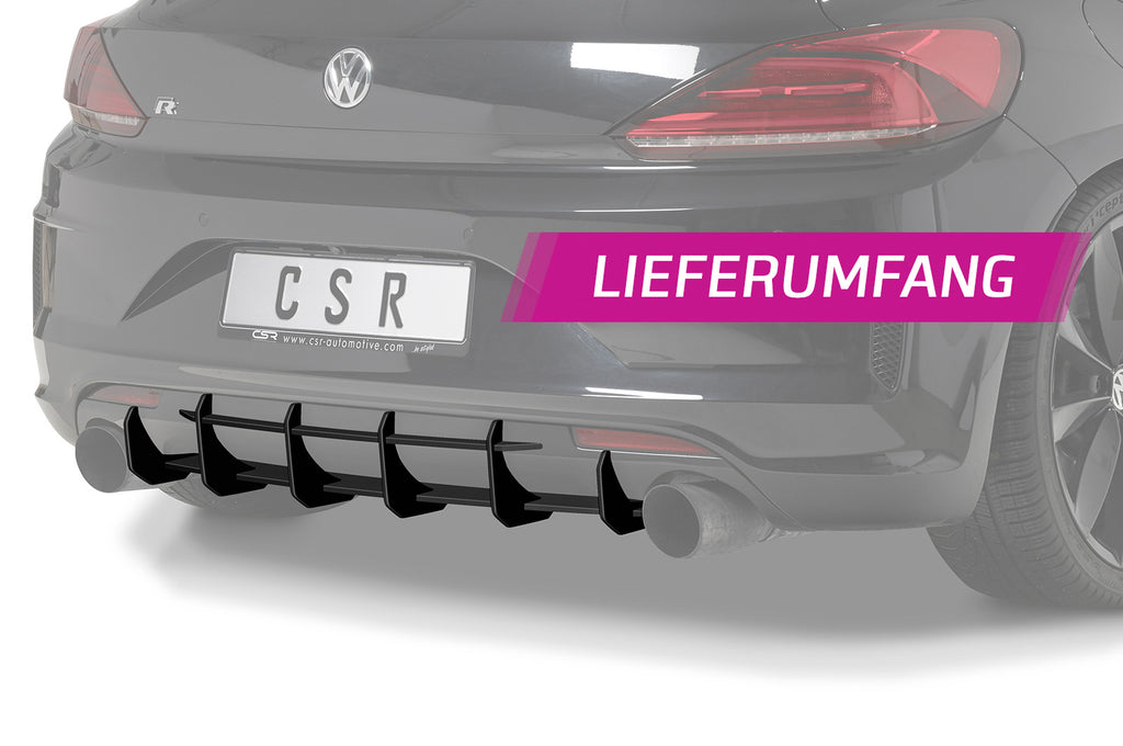 CSR Racing Diffusor | Heckansatz für VW Scirocco 3 R HA319