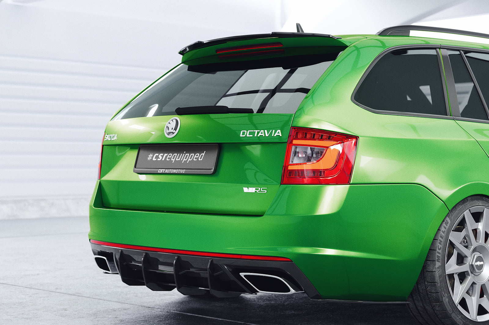 CSR Racing Diffusor | Heckansatz für Skoda Octavia 3 (Typ 5E) RS HA322