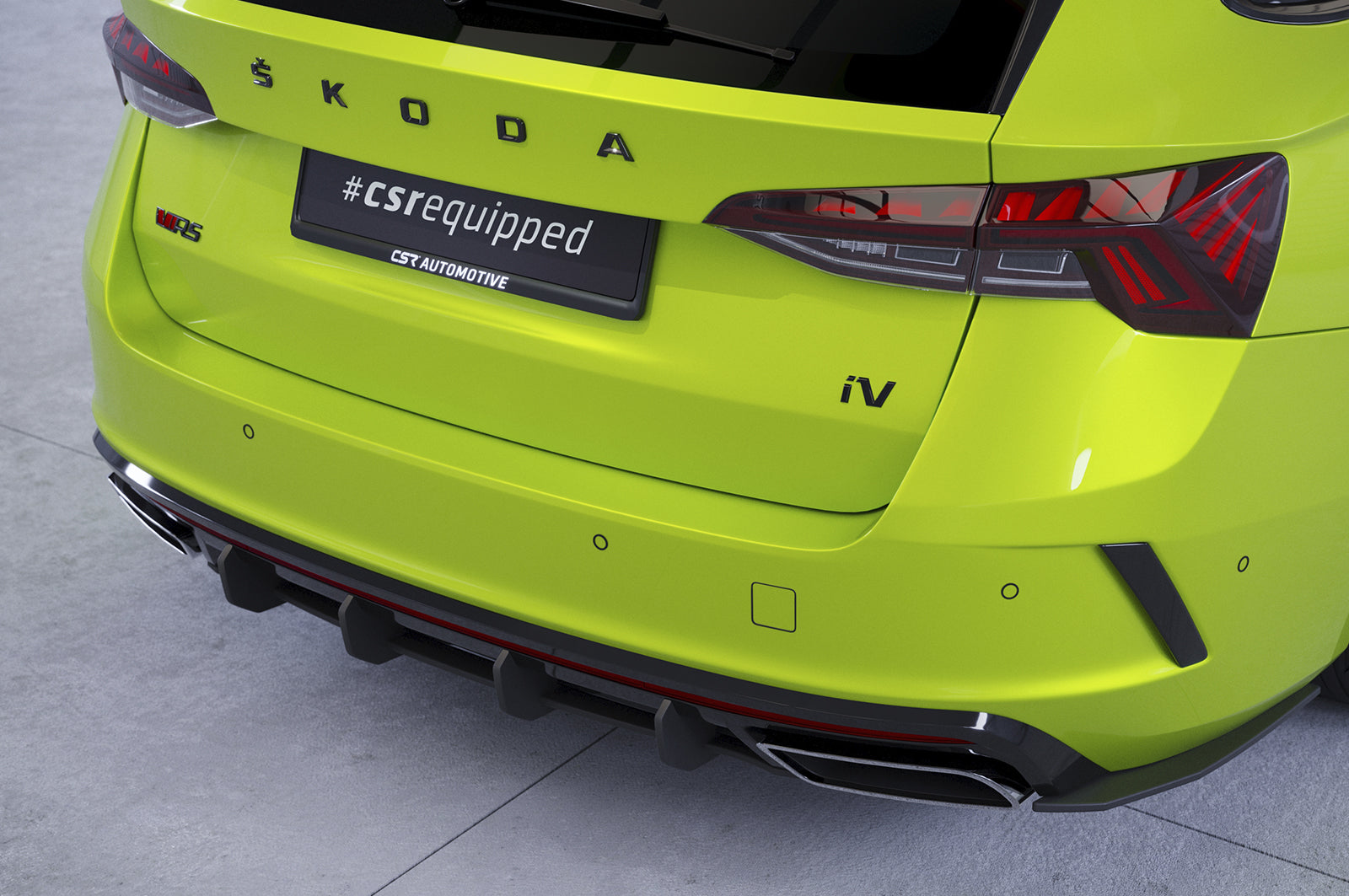 CSR Racing Diffusor | Heckansatz für Skoda Octavia 4 RS HA324