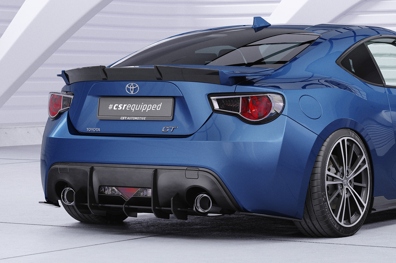 CSR Racing Diffusor | Heckansatz für Toyota GT86 HA326-L Unlackiert roh (Lackierung erforderlich)