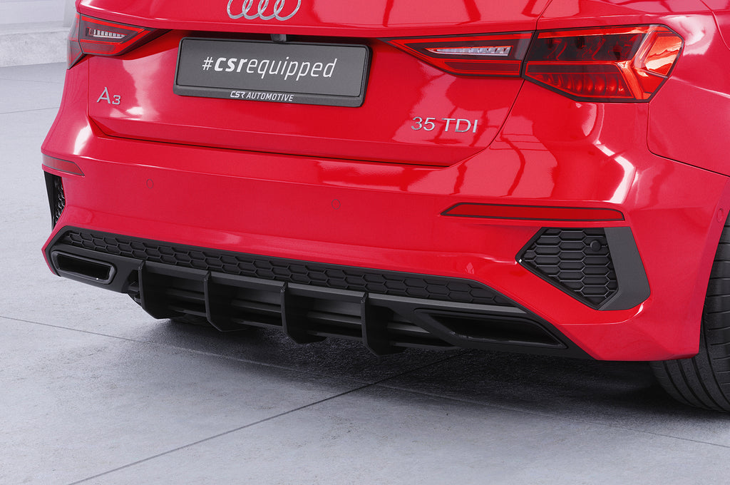 CSR Racing Diffusor | Heckansatz für Audi A3 8Y S-Line HA327