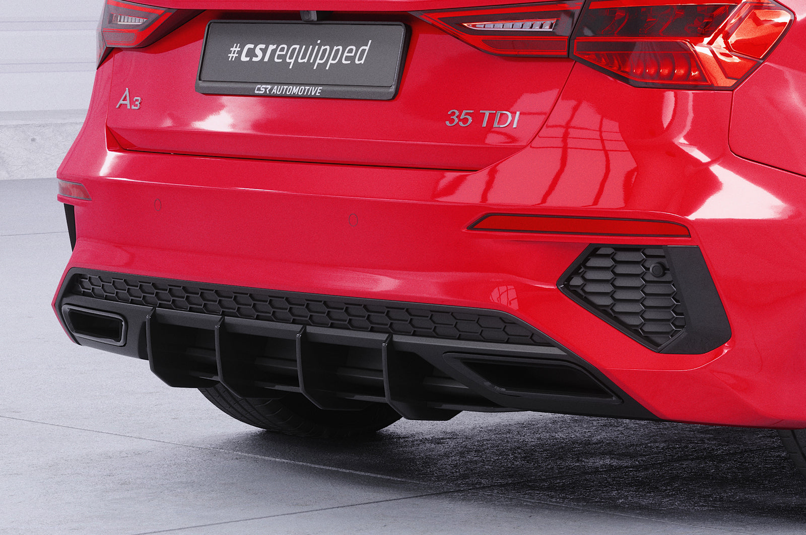 CSR Racing Diffusor | Heckansatz für Audi A3 8Y S-Line HA327