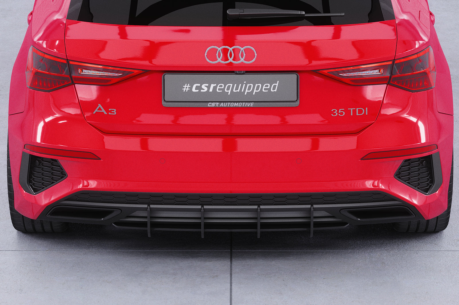 CSR Racing Diffusor | Heckansatz für Audi A3 8Y S-Line HA327