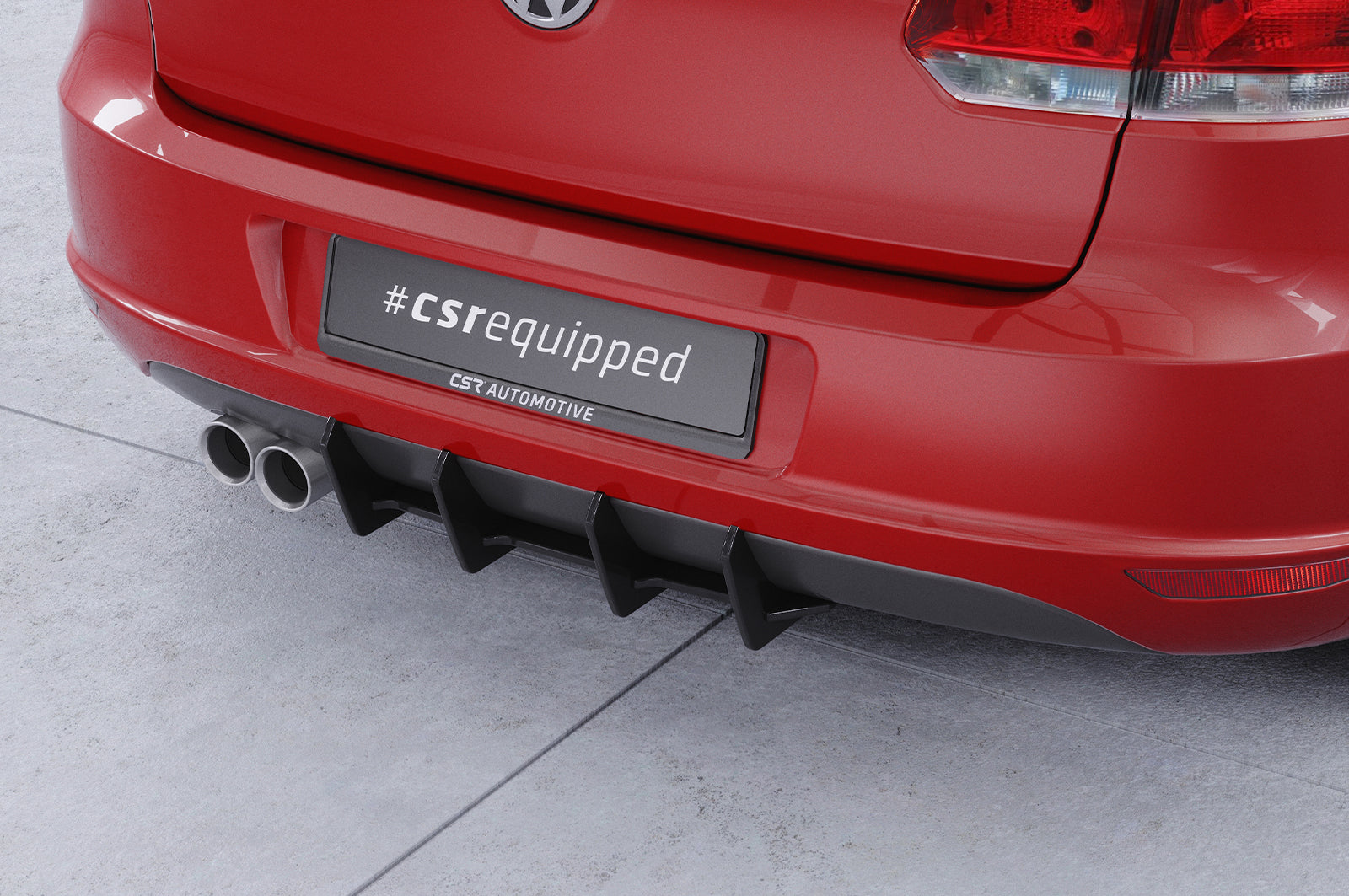 CSR Racing Diffusor | Heckansatz für VW Golf 6 (Typ 1K) HA334