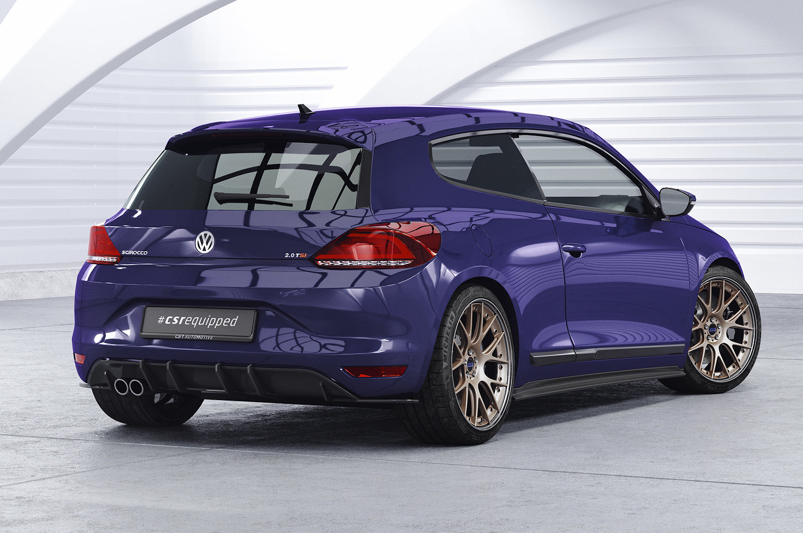 CSR Racing Diffusor | Heckansatz für VW Scirocco 3 HA349