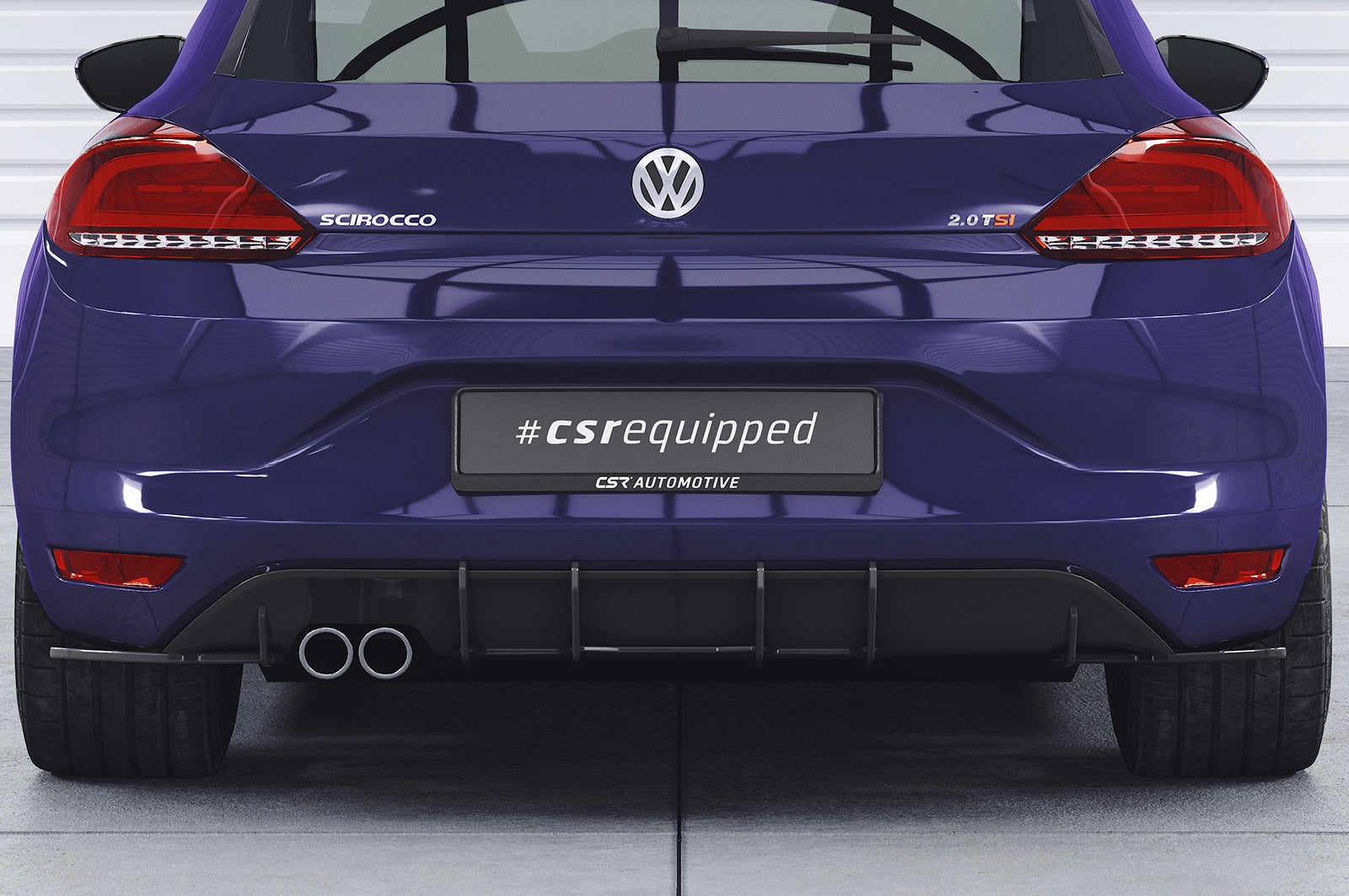 CSR Racing Diffusor | Heckansatz für VW Scirocco 3 HA349