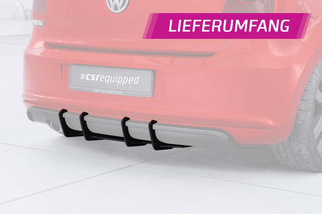 CSR Racing Diffusor | Heckansatz für VW Polo 5 (Typ 6R) R-Line HA350