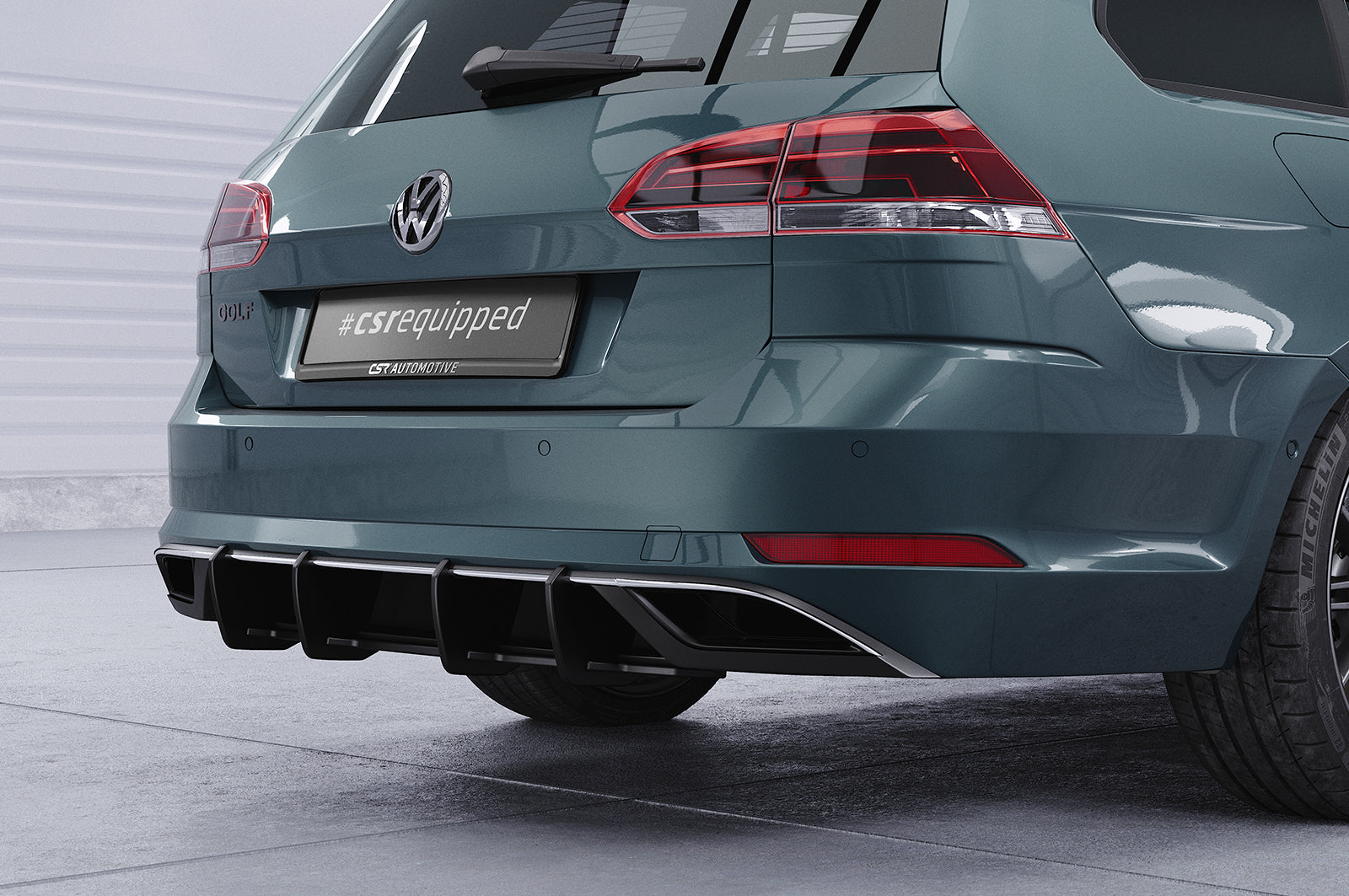 CSR Racing Diffusor | Heckansatz für VW Golf 7 (Typ AU) Variant HA354